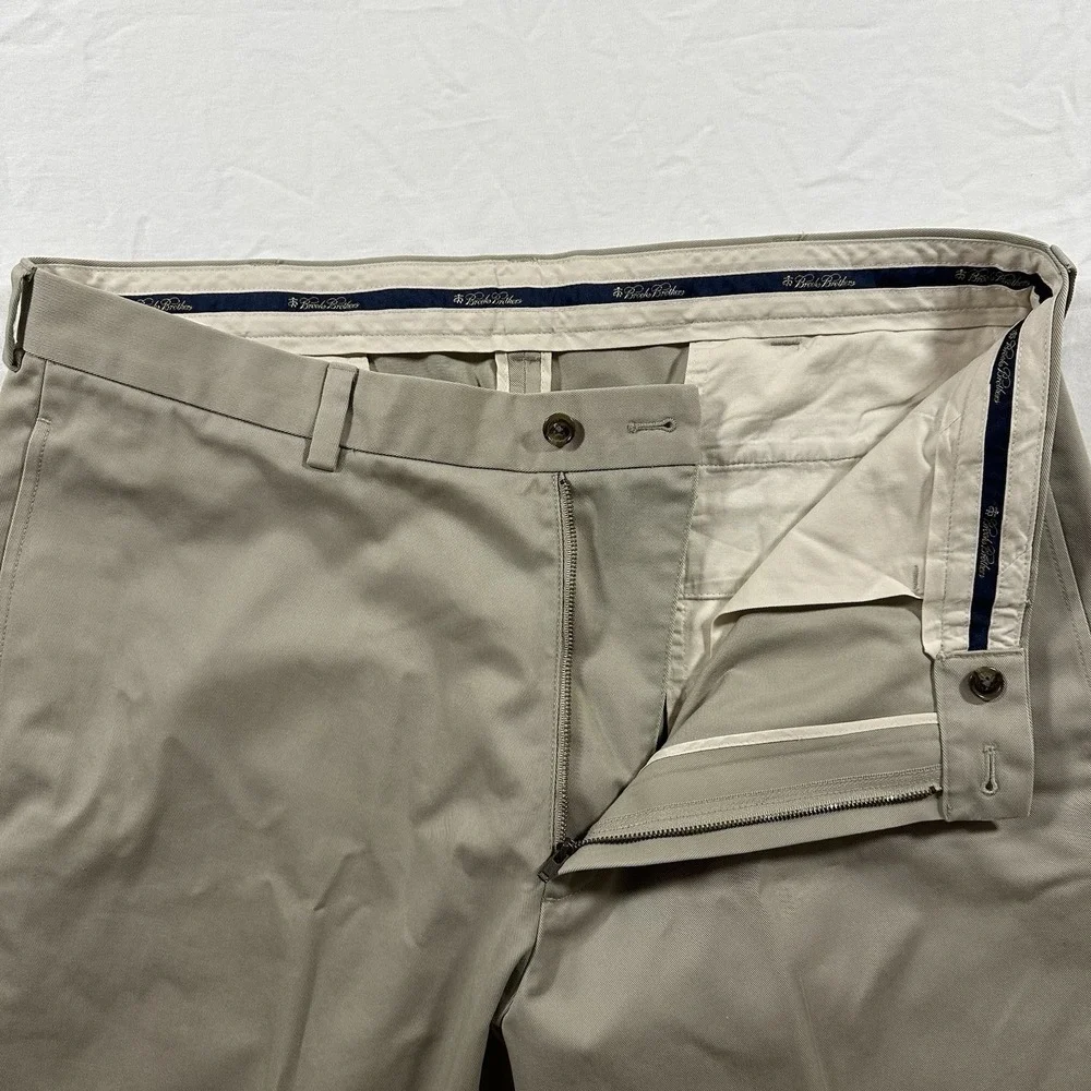 Brooks Brothers Advantage Chino Hudson Pants Mens‎ 38x34 Khaki Preppy